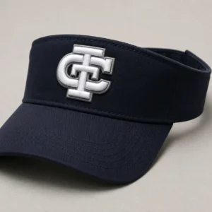 custom visor hat with 3D Embroidery