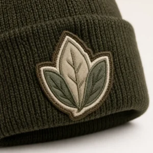 custom beanie & knit hat with Applique Embroidery