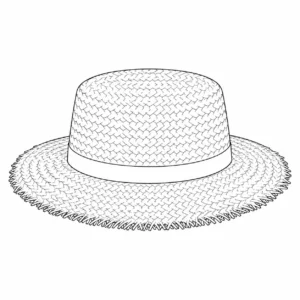 custom Beach Straw Hat