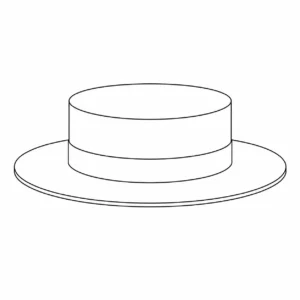 custom Boater Straw Hat