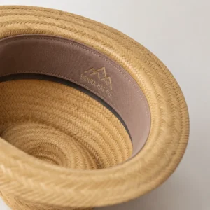 custom straw hat with Branded Sweatband