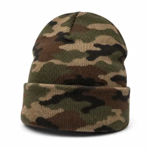 Custom Beanie & Knit Hats with Camouflage Pattern