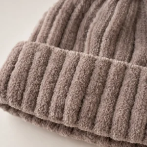Custom Beanie & Knit Hats with Chenille Yarn
