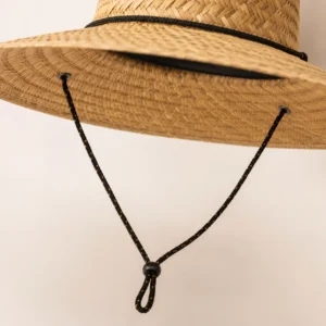 custom straw hat with Chin Cord