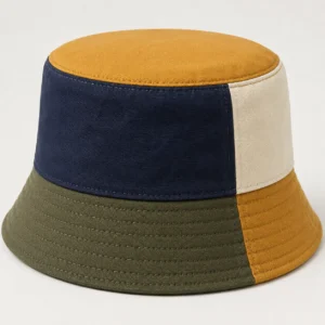 custom bucket hat with Color Block Design