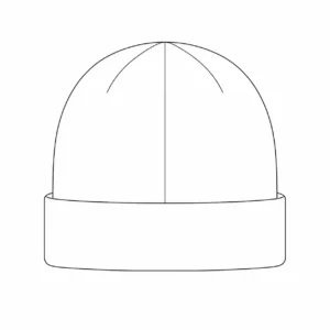 custom beanie & knit hat with Cuffed Beanie