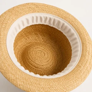 custom straw hat with Elastic Sweatband