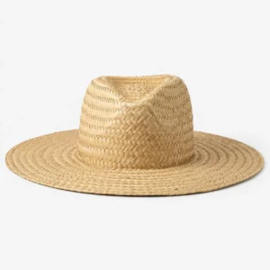 custom straw hat with Flat Brim
