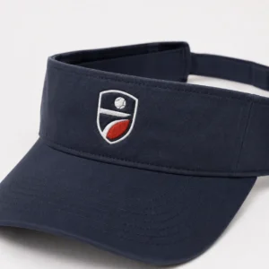 custom visor hat with Flat Embroidery