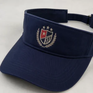 custom visor hat with Front Embroidery