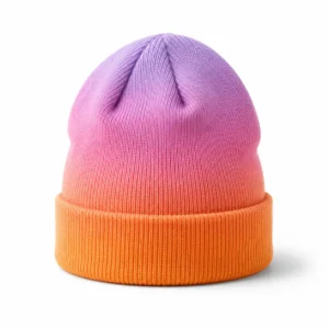 Custom Beanie & Knit Hats with Gradient Color