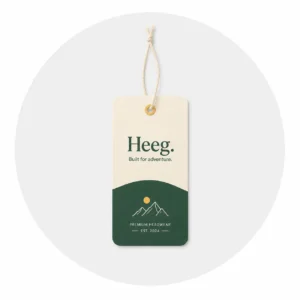 Hang tag for custom hats