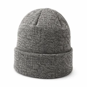 Custom Beanie & Knit Hats with Heathered Yarn