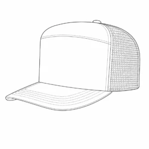 High crown snapback hat style for bold front logo placement