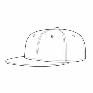 Low profile snapback hat with lower crown height for a closer fit