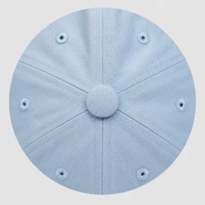 Matching top button for custom hats