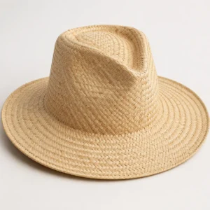 custom straw hat with Natural Straw