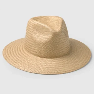 custom straw hat with Natural Straw Color