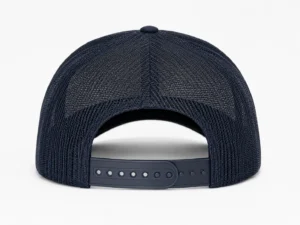 Plastic snapback closure for custom trucker hats
