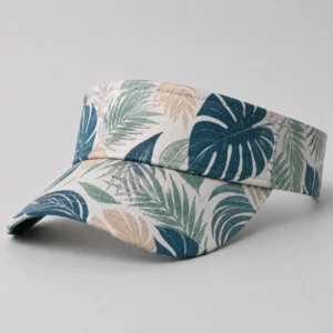 custom visor hat with Printed Pattern