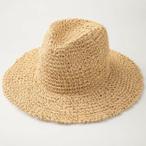 custom straw hat with Raffia Straw