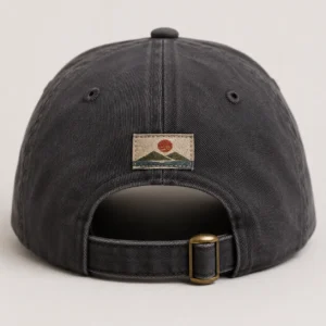 Rear label for custom hats