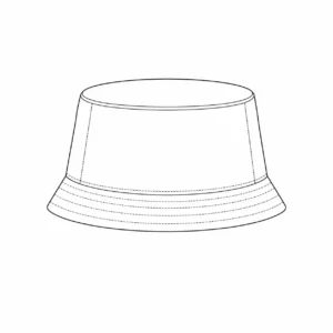 custom Short Brim Bucket Hat