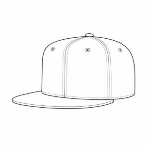 Structured snapback hat with firm front panels for clean logo decoration