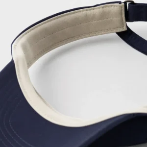 custom visor hat with Terry Sweatband
