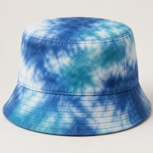 custom bucket hat with Tie-Dye Pattern