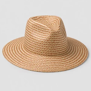 custom straw hat with Two-Tone Straw