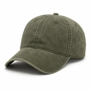Washed color effect custom baseball cap