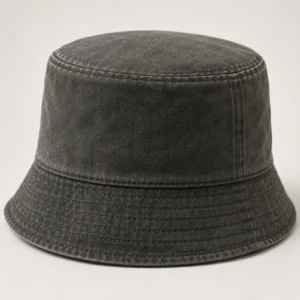 custom bucket hat with Washed Color Effect
