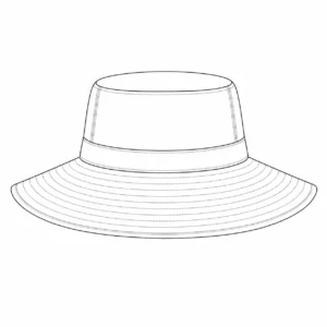 custom Wide Brim Bucket Hat
