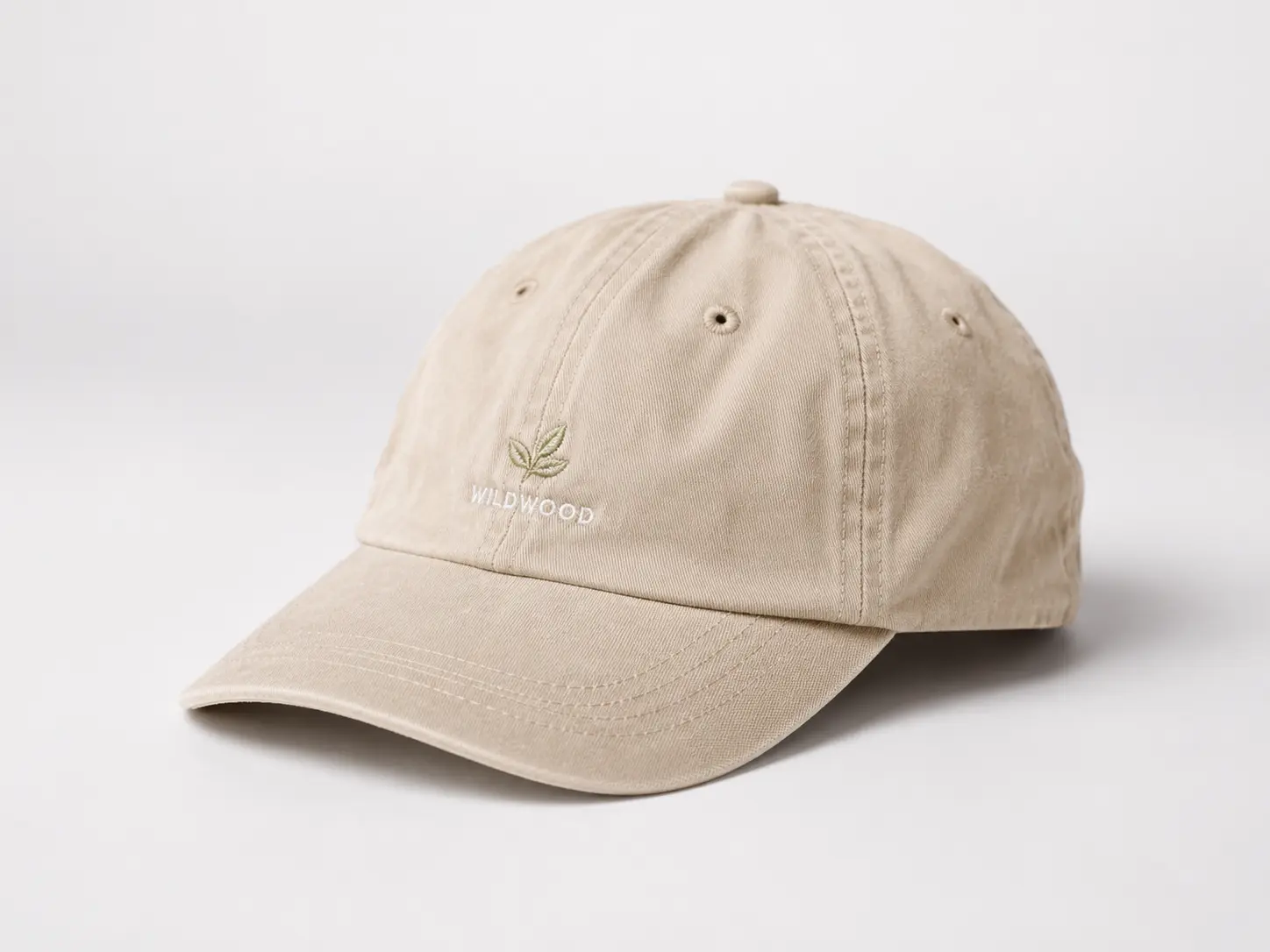 Custom classic dad hat with soft unstructured crown