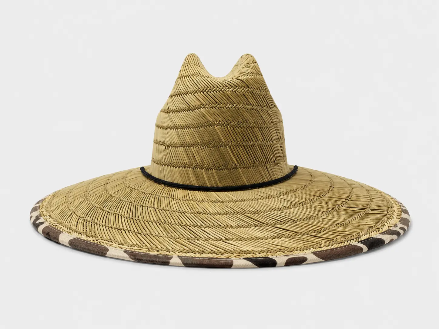 Custom lifeguard straw hat for beachwear and outdoor use
