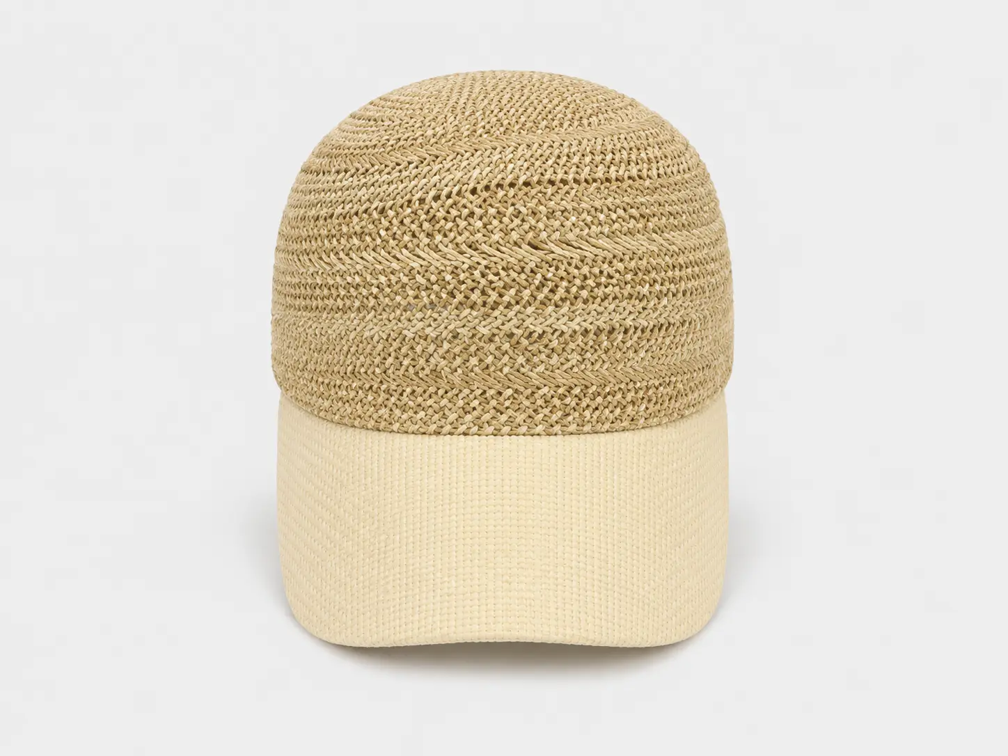Custom straw baseball cap for summer promotional merchandise