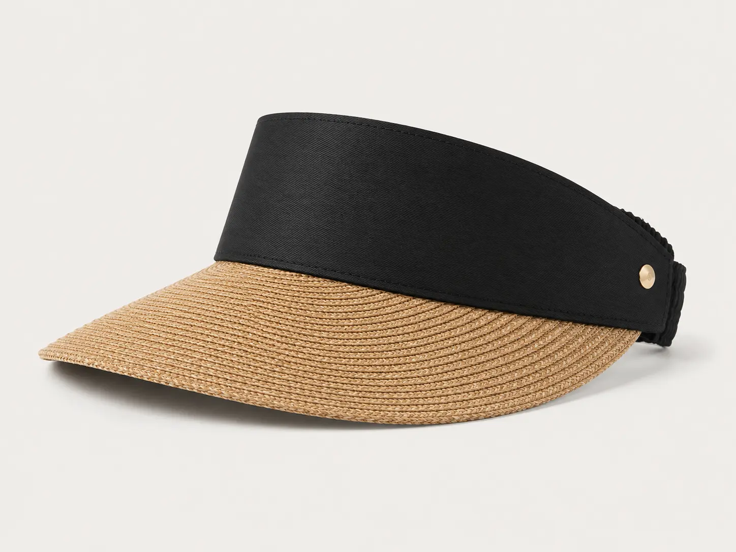 Custom straw visor hat for beachwear and summer promotions