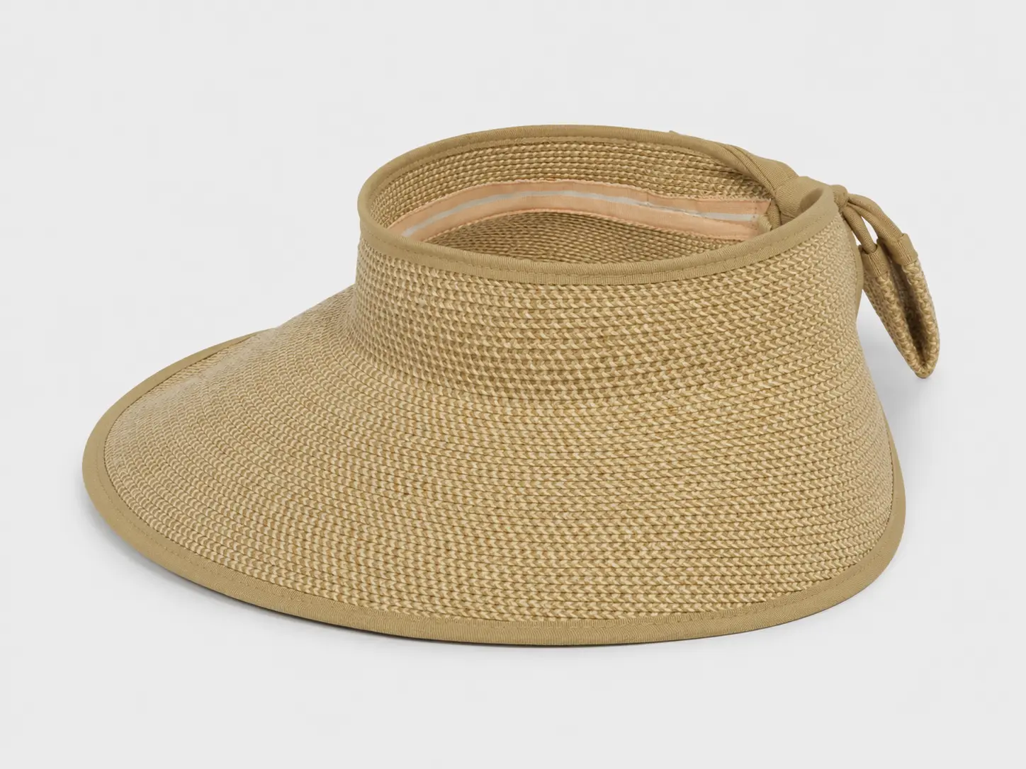 Custom wide brim sun visor for outdoor and beach use